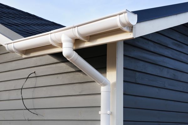 PVC Rain Gutter Installation in Sioux City