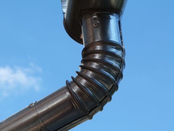 Metal Downspout Installation in Sioux City